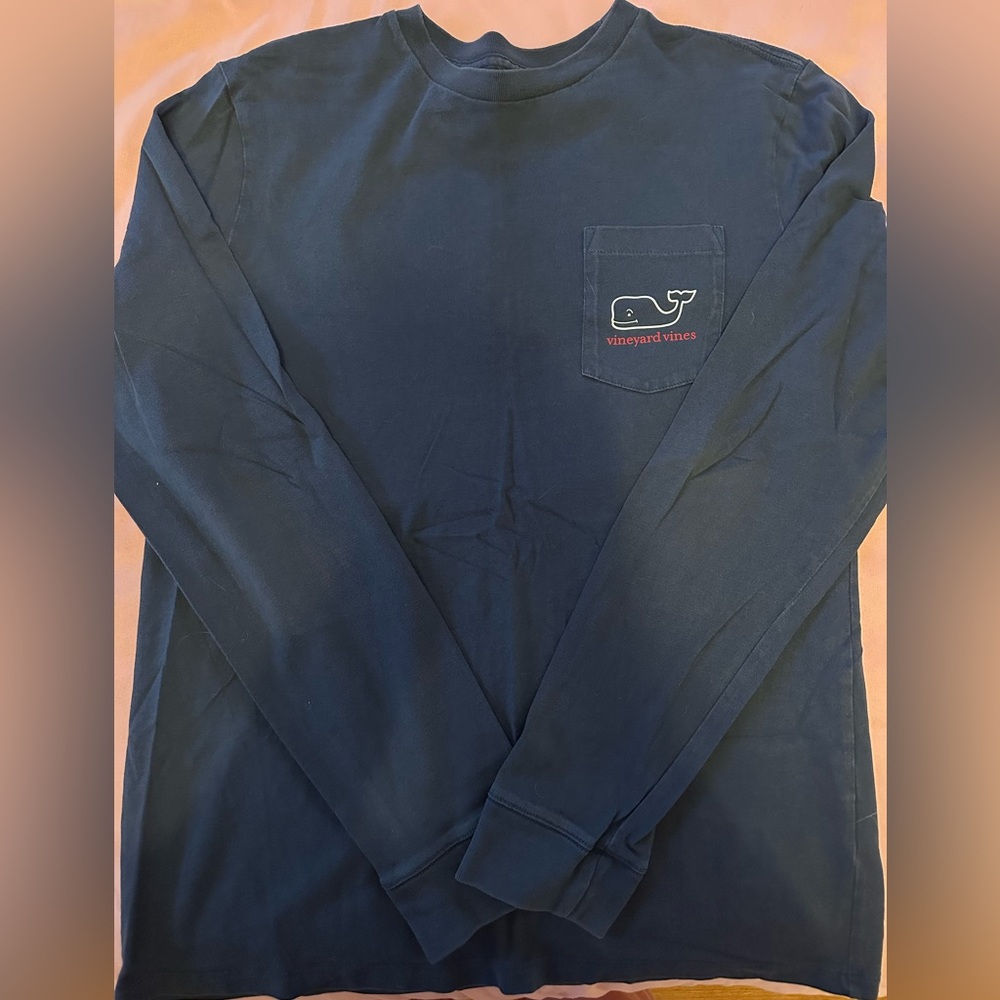 Vineyard Vines Navy Long Sleeve Shirt
